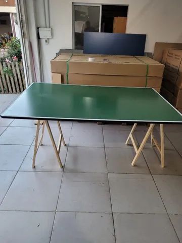 Mesa mini ping pong tenis de mesa e futebol de botão com cavaletes -  Esportes e ginástica - Boqueirão, Curitiba 1176982228