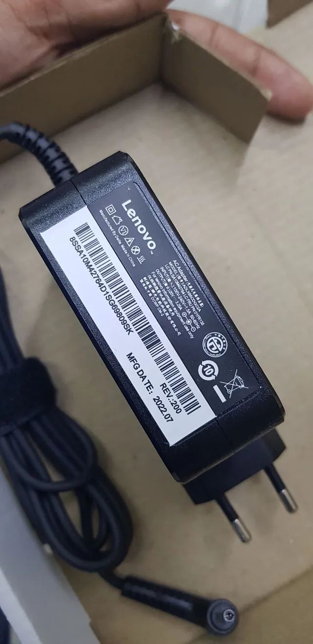 Fonte pra notebook Lenovo idealpad (Entrega) - Foto 2