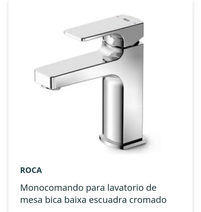 Monocomando Escuadra Roca.