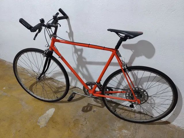 Bicicleta Monark 10 Speed antiga laranja 12v aro 27 Ciclismo