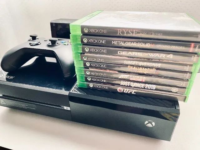 Xbox One 500GB Maravilhoso + 1 Controle Original + 7 Jogos Originais + Kinect - Foto 5