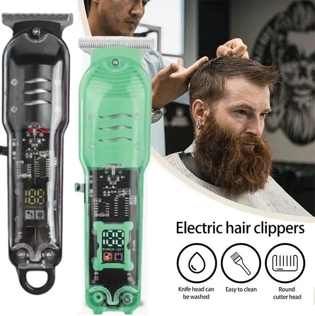 Máquina de cortar cabelo USB recarregável sem fio