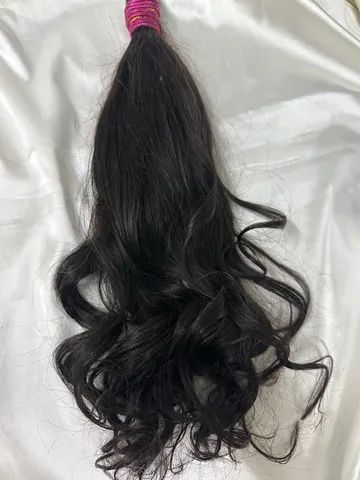 Cabelo humano de 55cm ondulado  - Foto 2