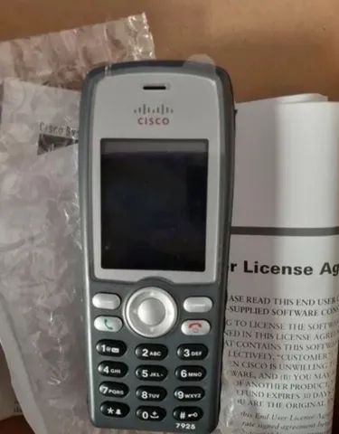 5 Aparelhos telefônicos Ip Cisco 7925g (novo) sem bateria e sem carregador - Foto 2