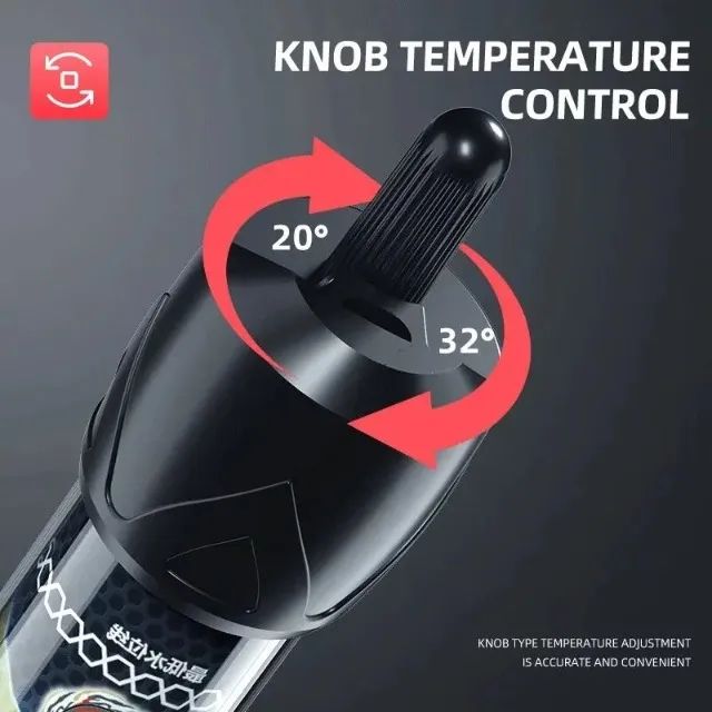 Termostato Aquario  60W Vidro água mar e água doce aquecedor de peixes controle COD-AP176  - Foto 2