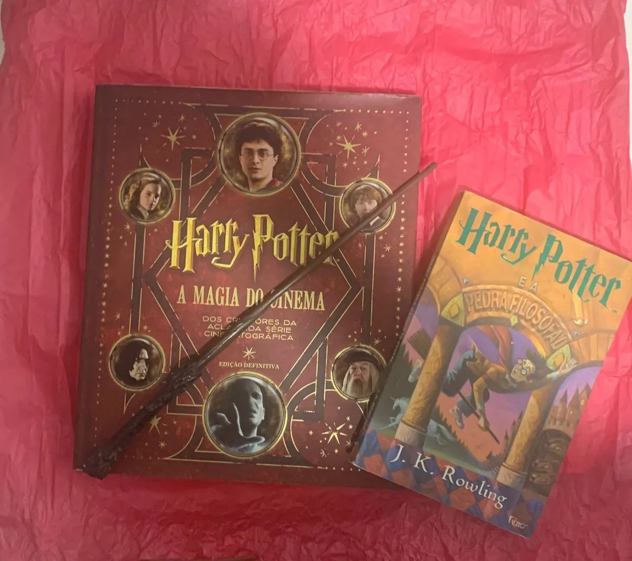 1 Varinha e 2 Livros Harry Potter  - Foto 2