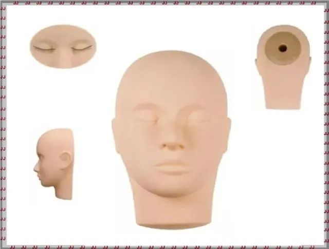 Cabeça para treino de maquiagem - micropigmentação e cílios - Foto 4