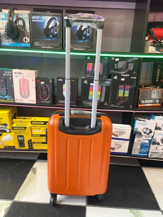 Mala 10kg Bordo Viagem Fibra Rodinha 360graus - Foto 3