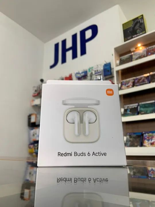 Fone Bluetooth Xiaomi Redmi Buds 6 Active Branco Original | Parcela Sem Juros | Curitiba 