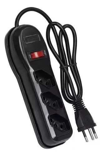 Filtro De Linha 3 Tomadas Pp 0,75mm cabo 80cm - Vinik Loja Coimbra Computadores Entregamos