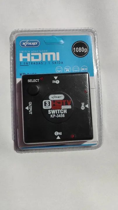 Knup KP-3456 3-Port HDMI Switch, 1080p64617598913795120