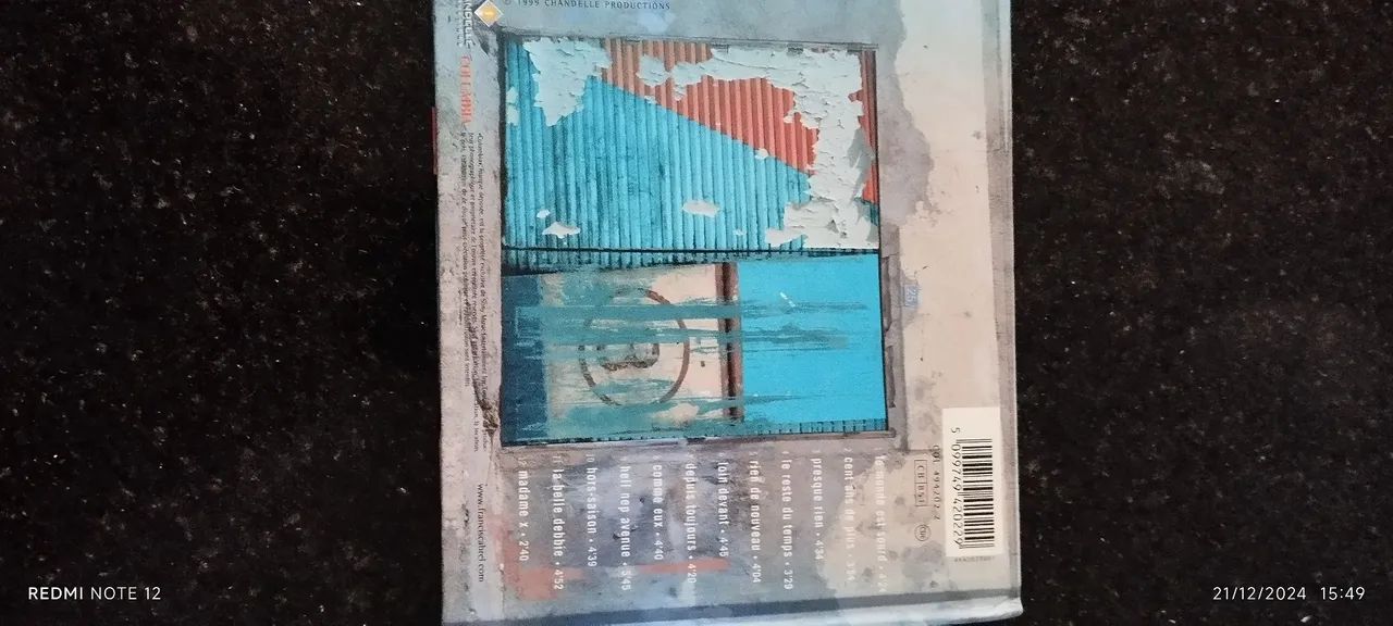 CD Livro Hors-Saison de Francis Cabrel - Foto 4