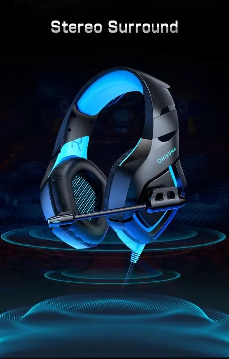 Headset Onikuma K1b Para Pc Xbox Ps4 Celular - Foto 5
