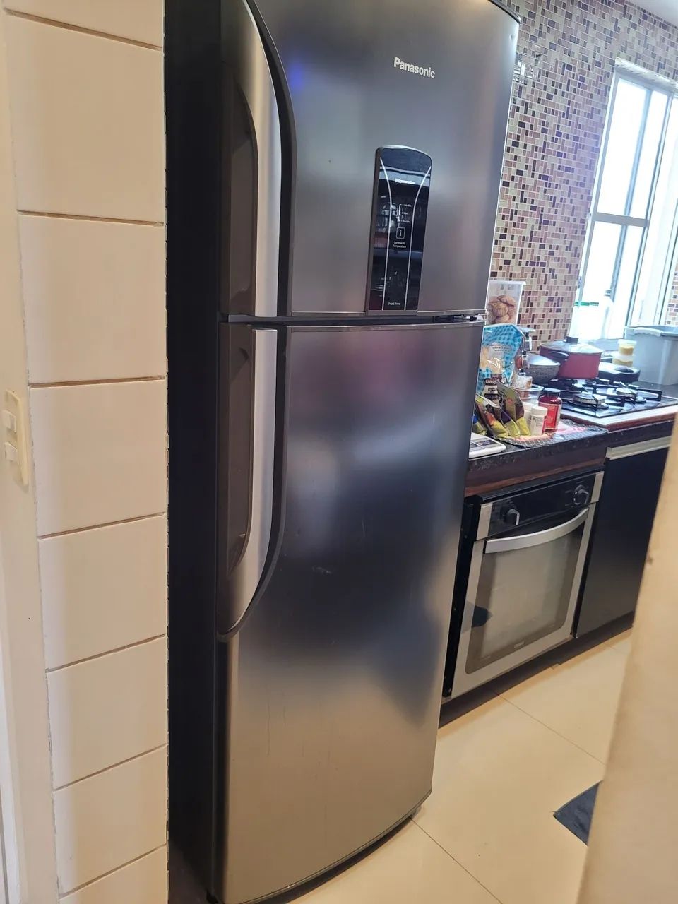 Geladeira Panasonic Inox Duplex