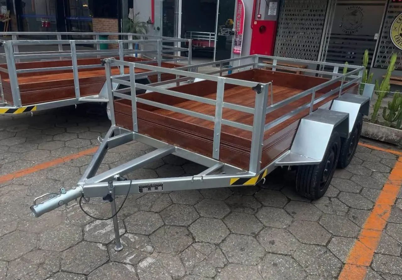 #*CARRETINHA DUPLO EIXO 2.50C x1.40L*# 