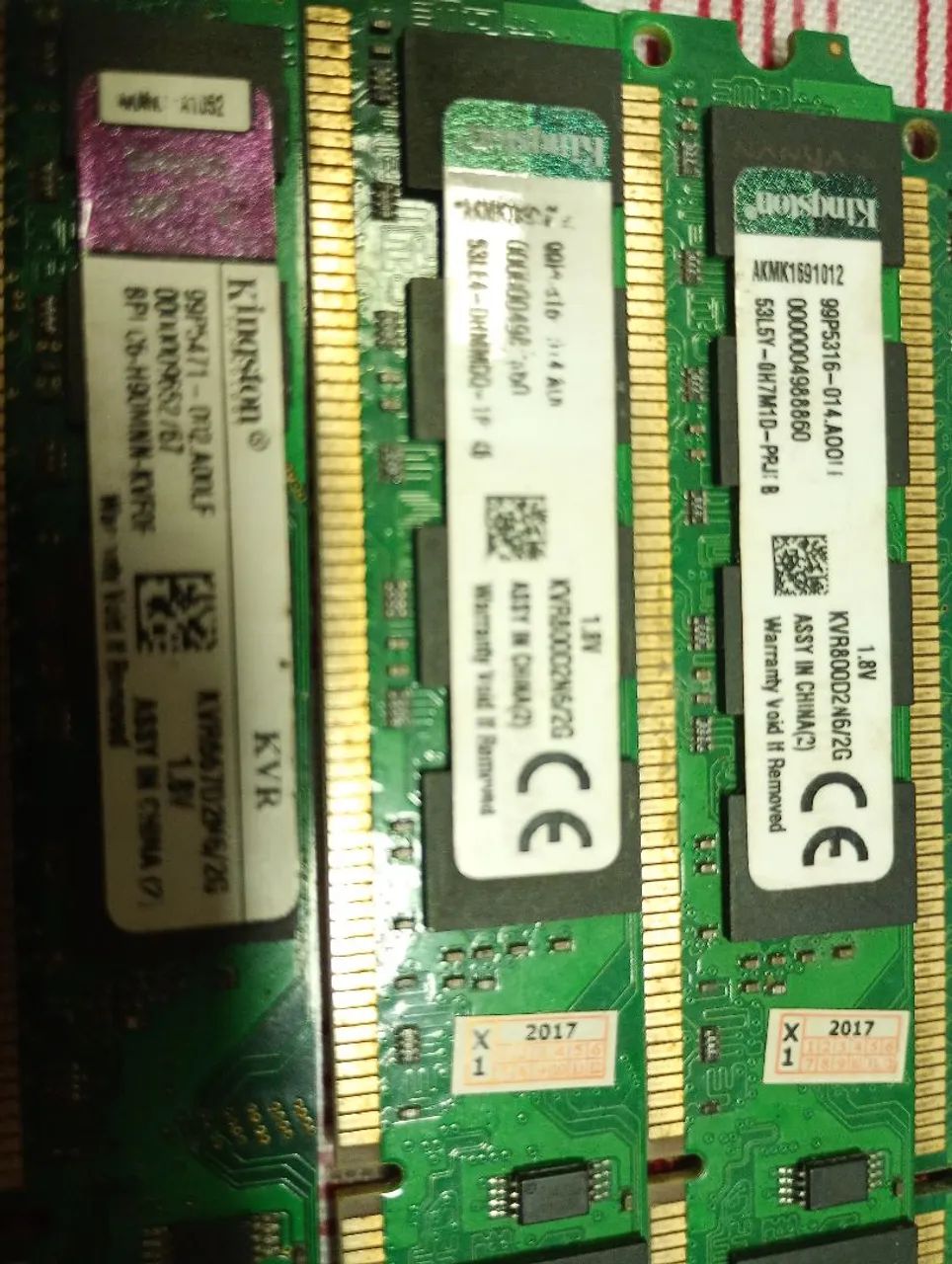 Memória RAM Kingston 2GB DDR2 800MHz