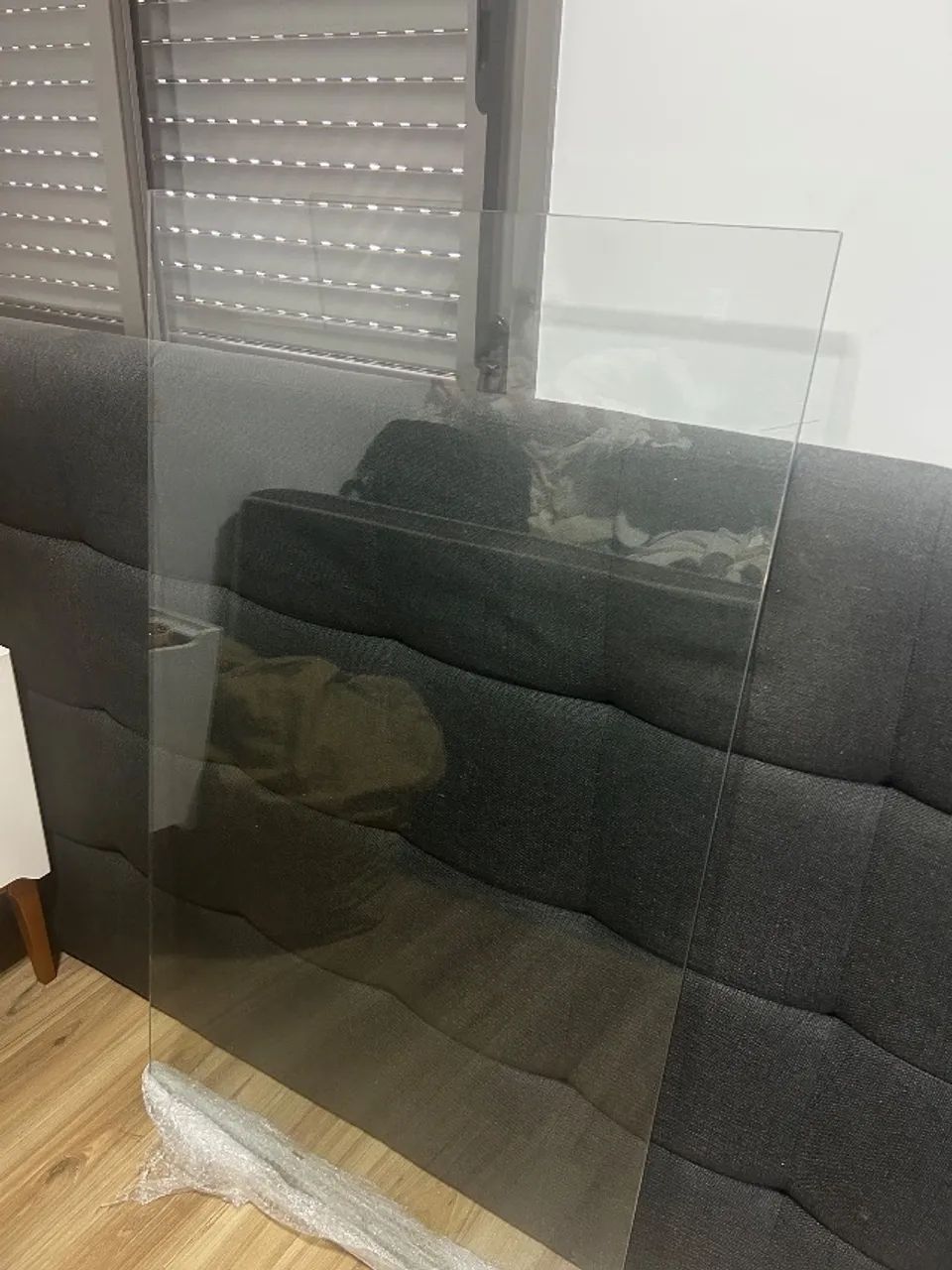 Tampo mesa vidro temperado Tok&Stok 10 mm x 1,30 m x 75 cm - Foto 3