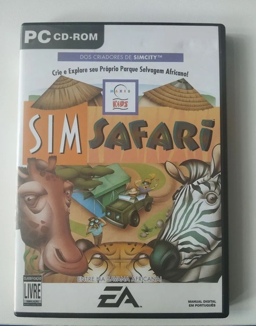 Jogo PC - EA Sim Safari (1998) 