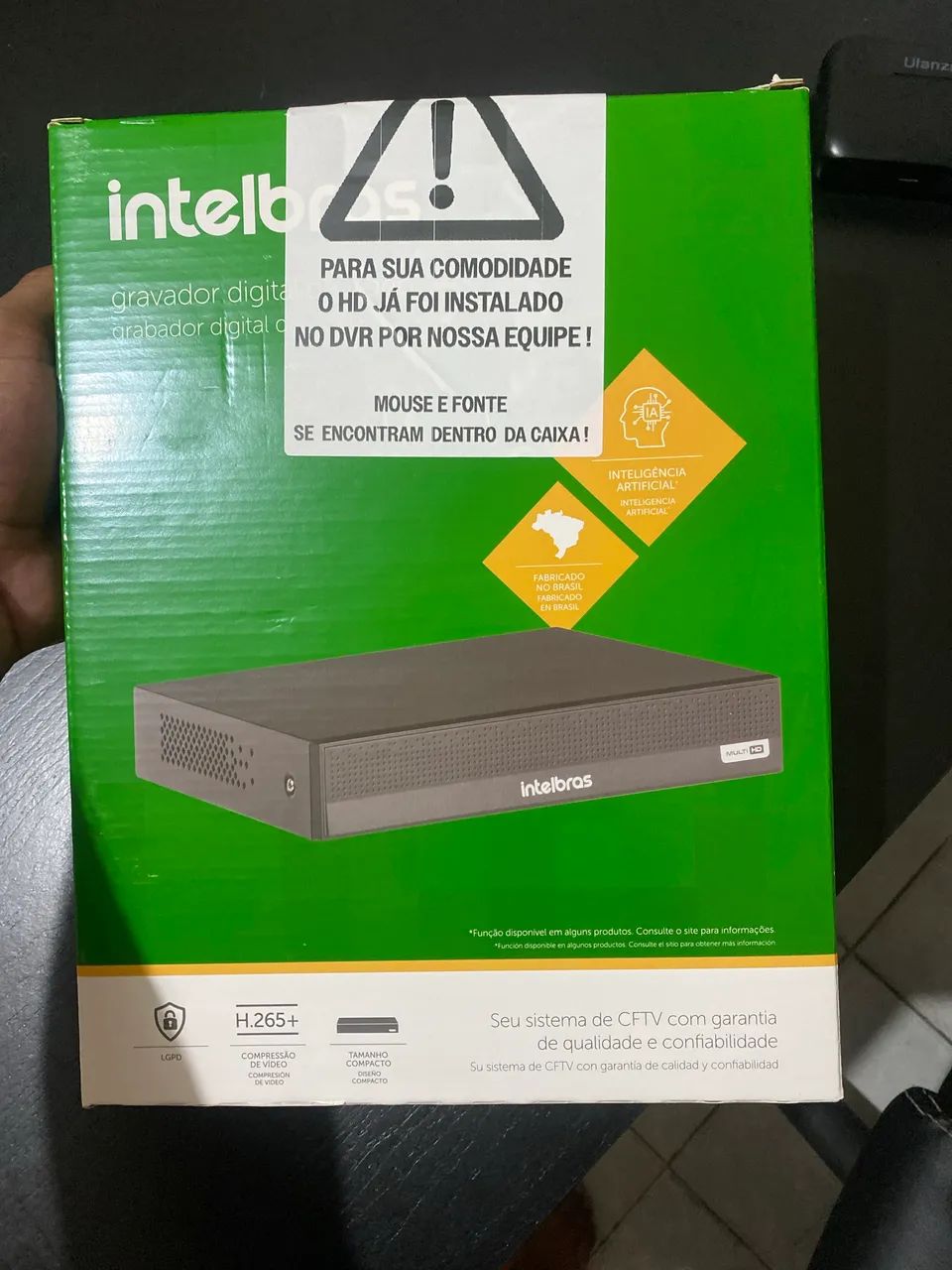 Câmera intelbras 4 canais nova - Foto 5