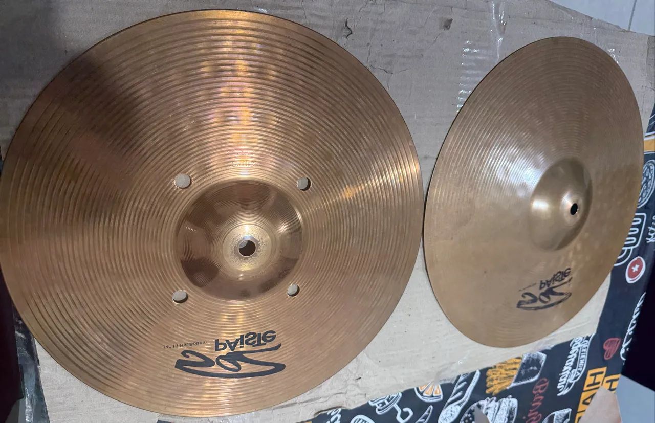 Vendo prato de bateria Hi Hat  PAISTE 502 - Foto 5