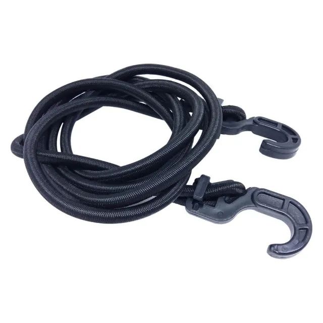Extensor elástico Corda 1 Metro com Gancho Plástico Bagageiro Capacete Carga Baú