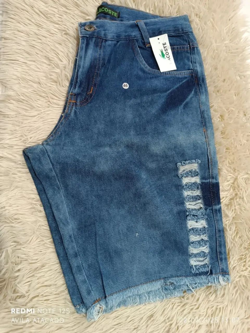 Bermuda Jeans Oakley Destroyed - Foto 3