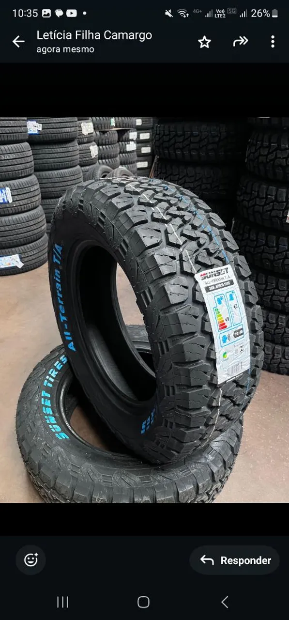 Pneus Sunset All-Terrain T/A 265/60R18