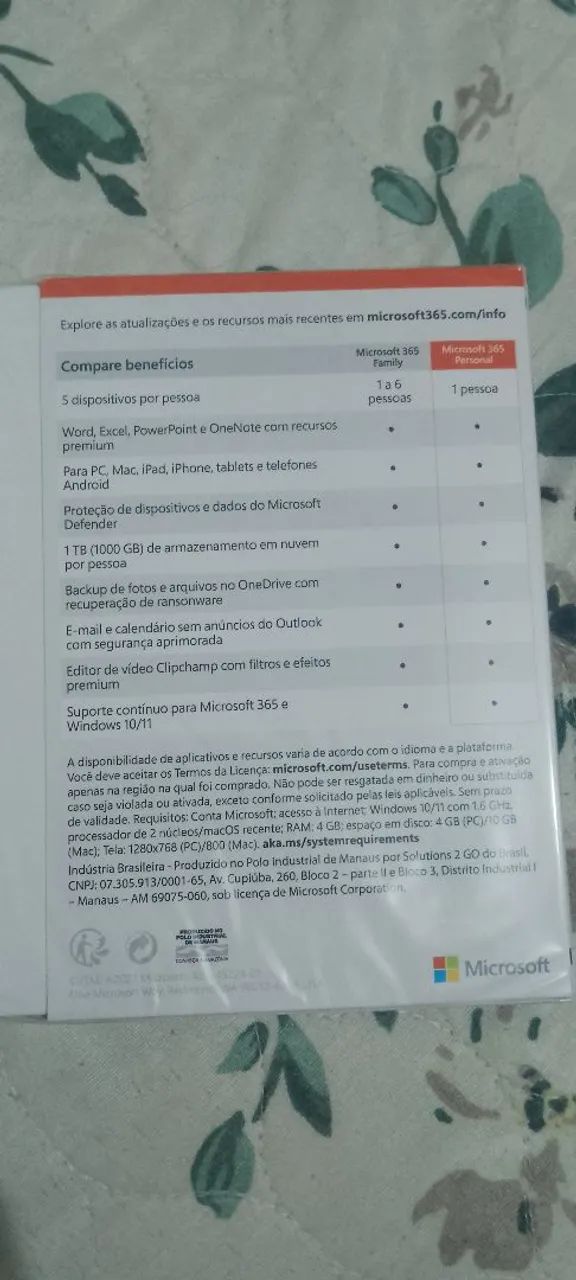 Microsoft 365 Personal Package64317619823619121