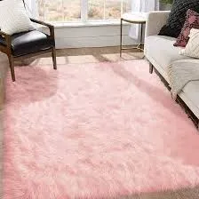 Tapete ecologico 1,46x1,00 rosa 001-45 pontas arredondadas