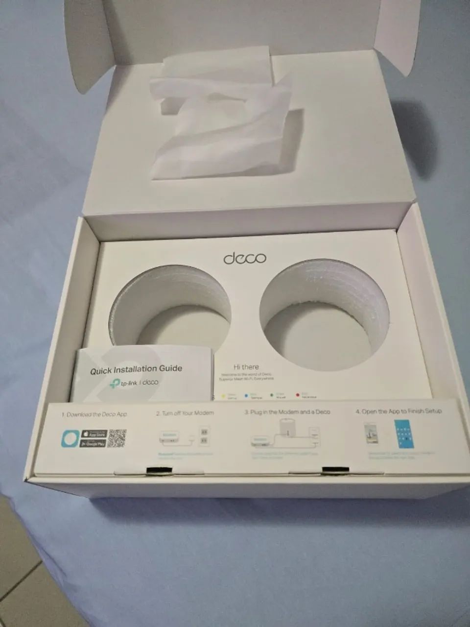 Roteador Wi-Fi 6 Mesh TP-Link Deco X50 Gigabit Dual-Band AX3000 - Pack com 2 - Foto 6