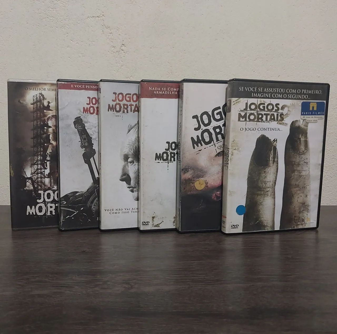 Jogos Mortais - Coleção 2 ao 7 - DVD - Terror