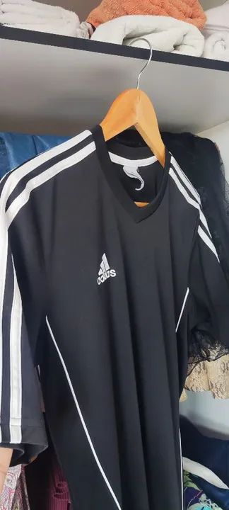 Camiseta Adidas Preta - Tamanho  - Foto 5