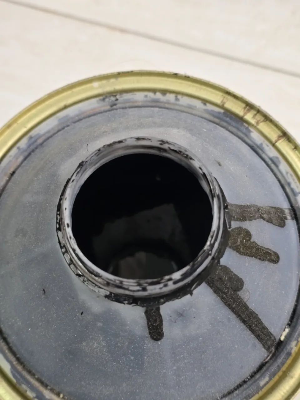 Tinta esmalte Base Água Maxvinil :: Preto Acetinado :: Galão 3,6L :: parcialmente usado - Foto 5