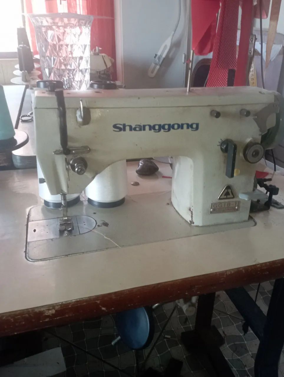 Máquina de costura Zig zag shanggong - Foto 2