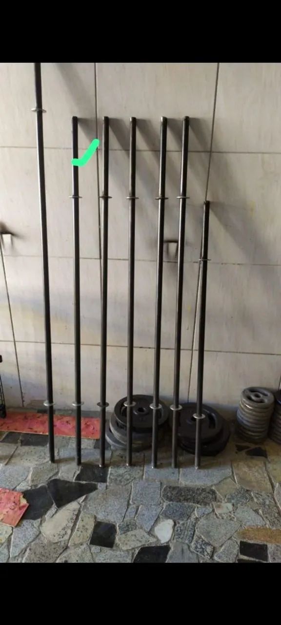 Anilhas ,barras, Halteres, kettlebells  - Foto 2