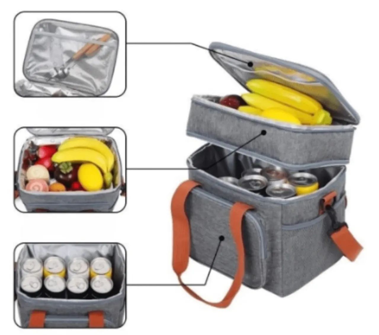 Bolsa térmica Dupla - Foto 2