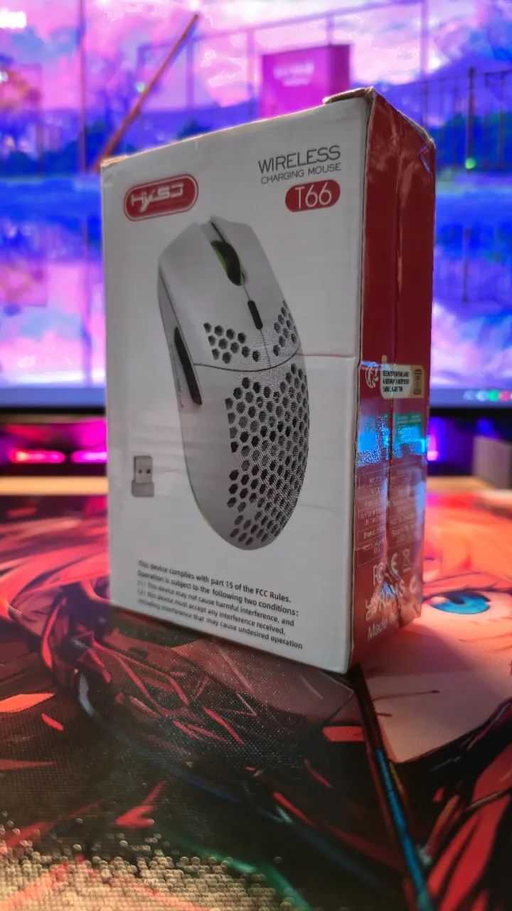 Mouse RGB Escritorio  Gamer T66 - Foto 4