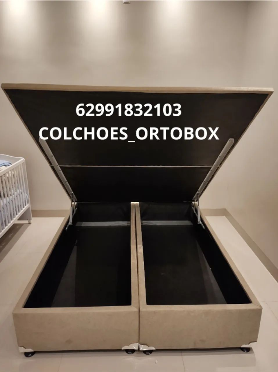 Cama Box Baú Queen size blindado e reforçado  - Foto 4