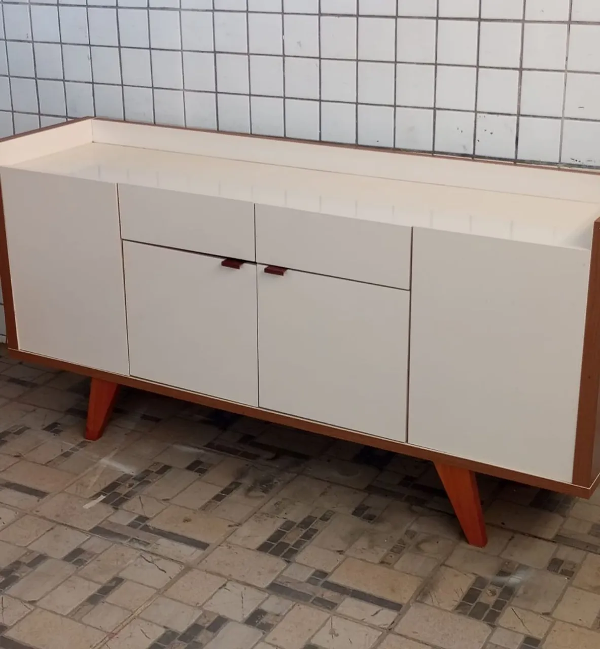 ENTREGO , Luxo Buffet Aparador Rake 3 em 1 Retrô com Design Moderno