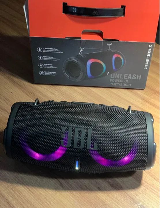 Caixa de som JBL Bluetooth xtreem3 Mini Led lançamento com alça - Foto 2