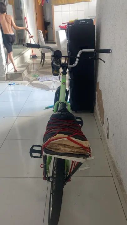 Bicicleta Aro 20 Verde - Foto 2