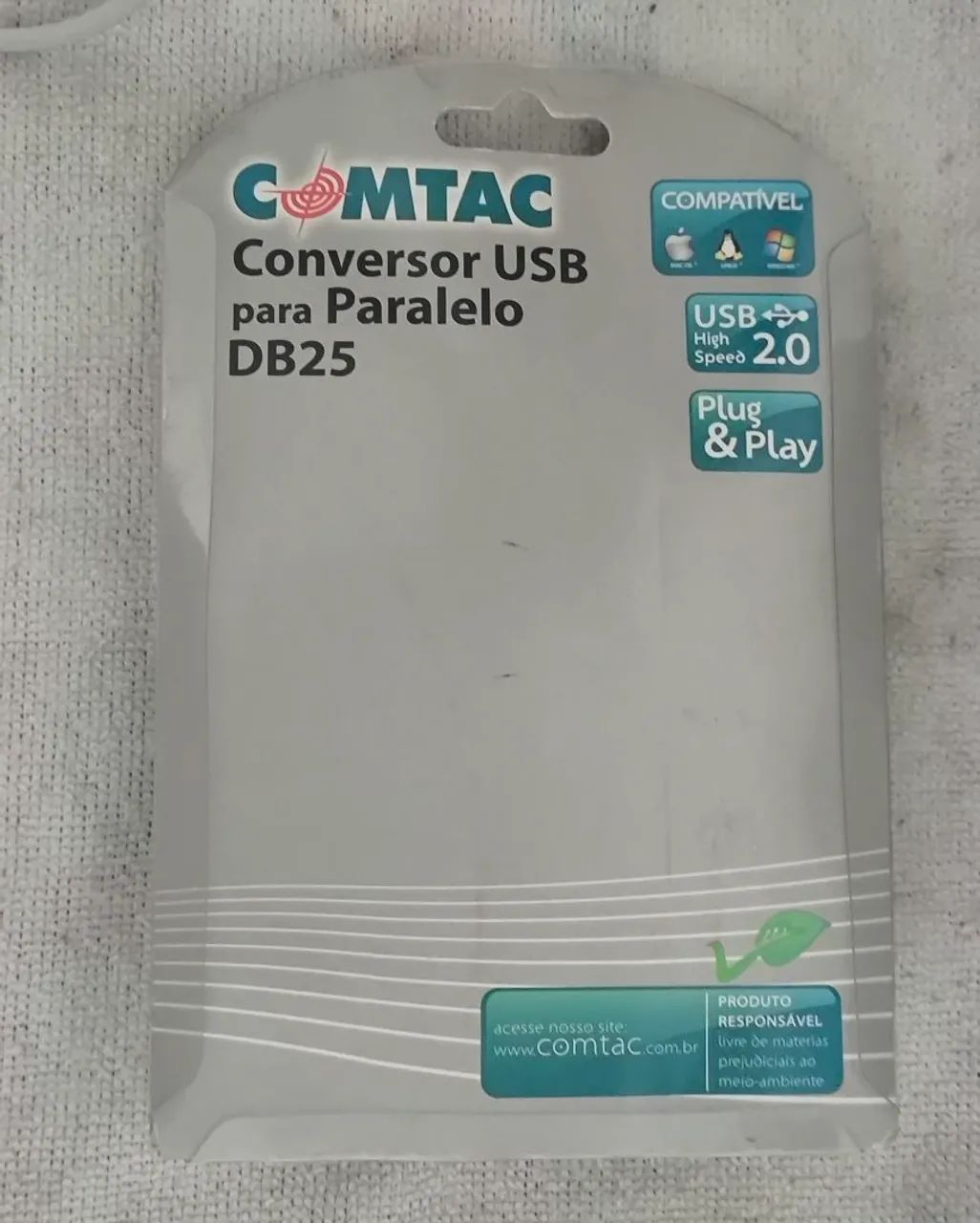 Conversor USB para Paralelo DB25 - Comtac - Foto 2