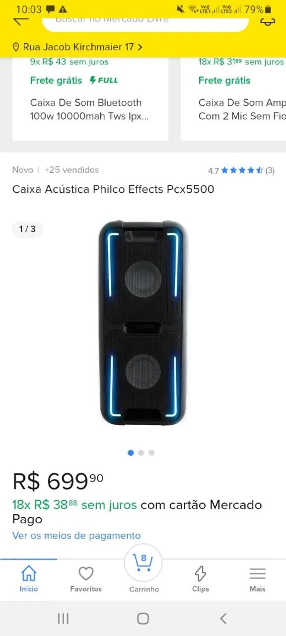 Caixa de som  philco  pcx 5500 - Foto 5