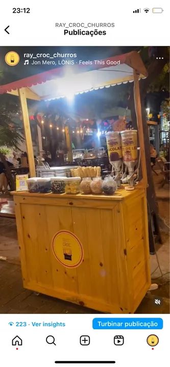 Carrinho de Churros Completo