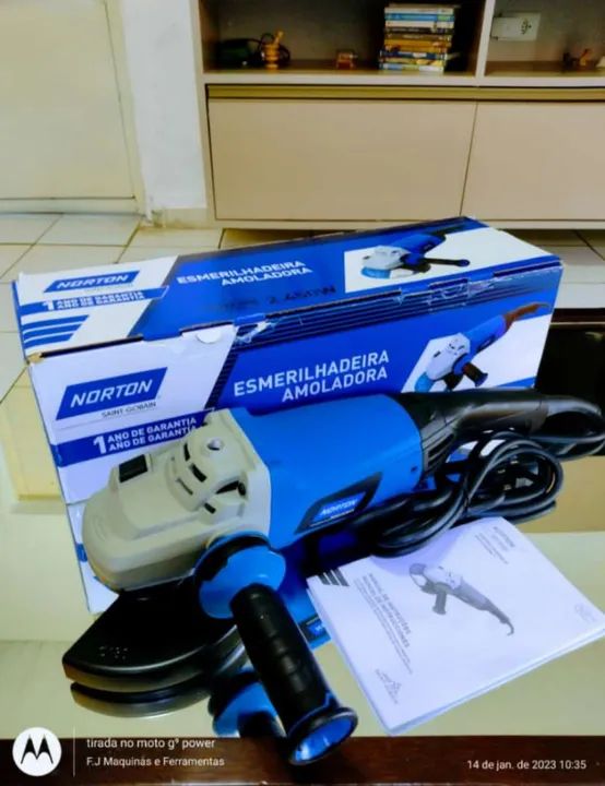 Esmerilhadeira Lixadeira Serralheria Serralheiro Marcenaria Oficina 