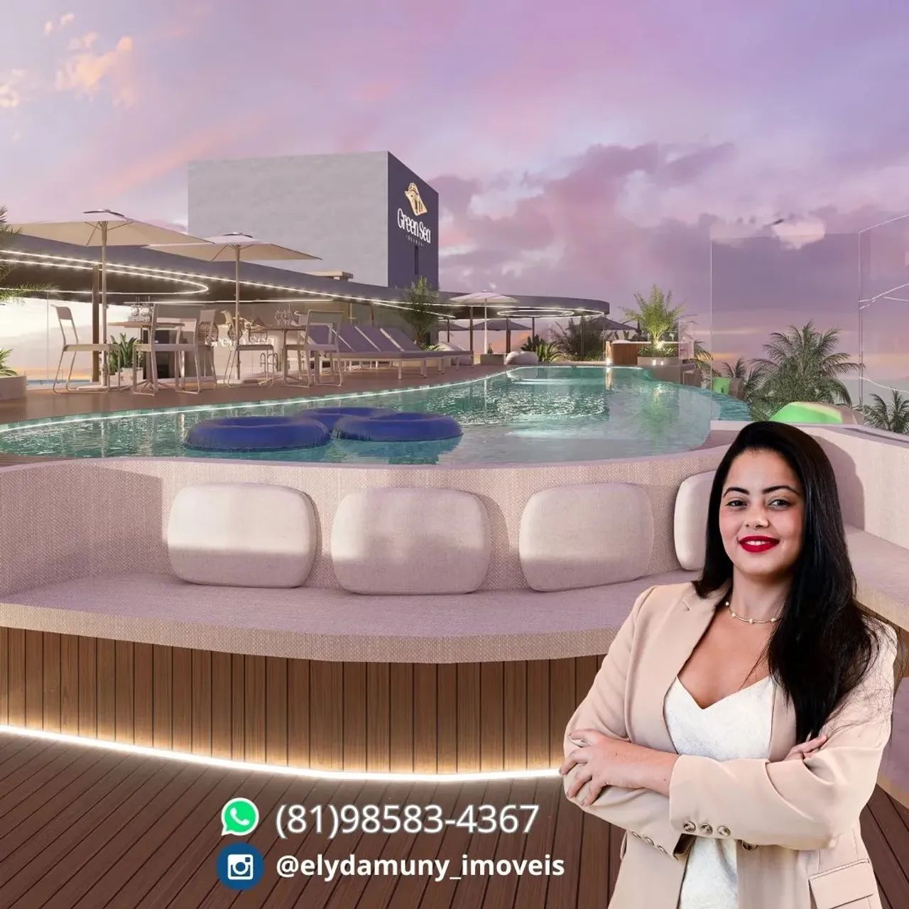 Lançamento de Flats Studios na Praia de Campas - Tamandaré | Green Sea Deluxe - Foto 5