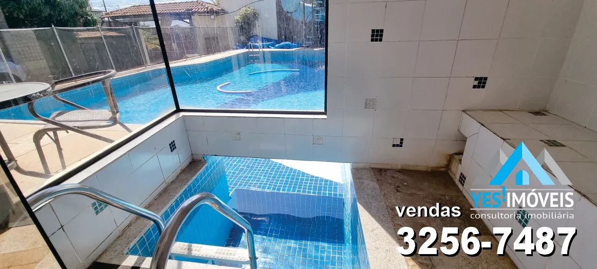 Sobrado Colonial lindo, Escriturado, 6Q/4 Suítes, Piscina, Sauna, Churr, Toboágua, Lote 73 - Foto 2