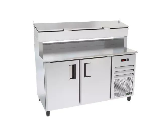 condimentadora refrigerada. pista fria