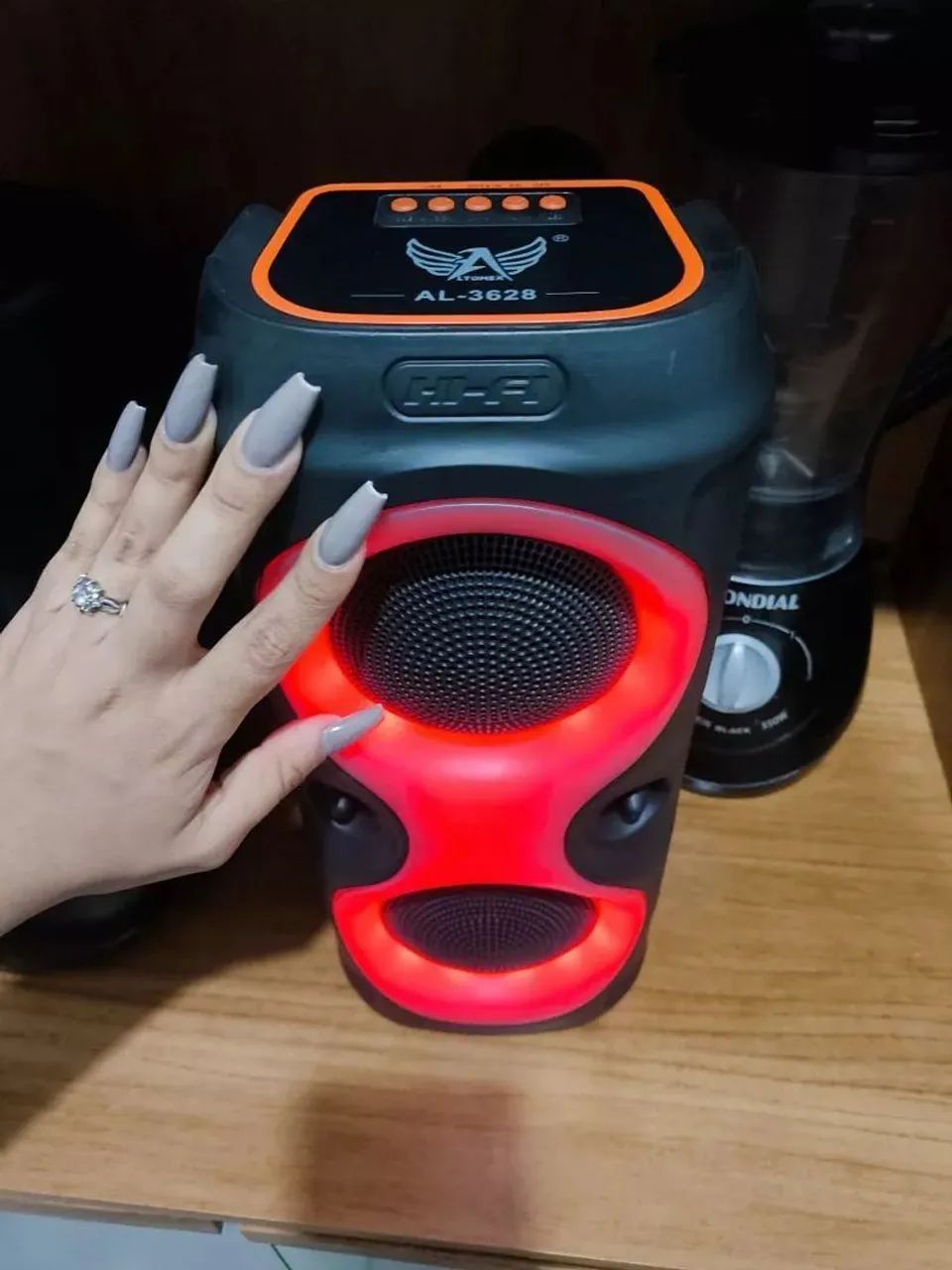 Caixa de Som Nova Multimídia 30W RGB Bluetooth - Áudio Imersivo, Design Único e Iluminação - Foto 2