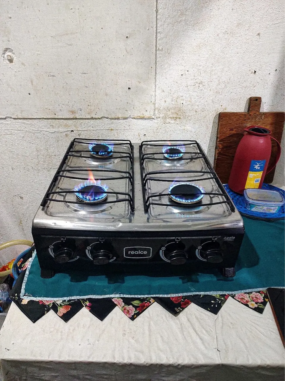 Fogão 4 bocas de mesa já com entrega grátis